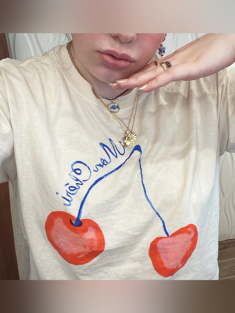 Crop Cherry Tee